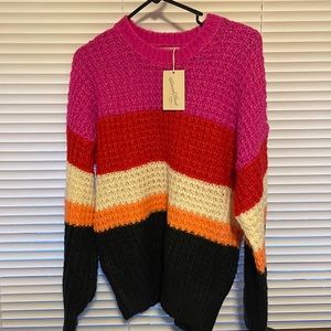 NWT Universal Striped Sweater